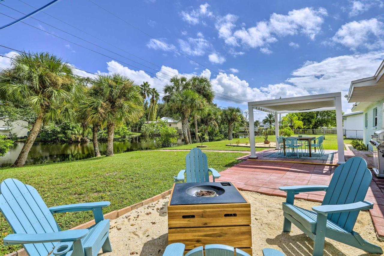 Merritt Island Home Fire Pit And Canal Access! Экстерьер фото